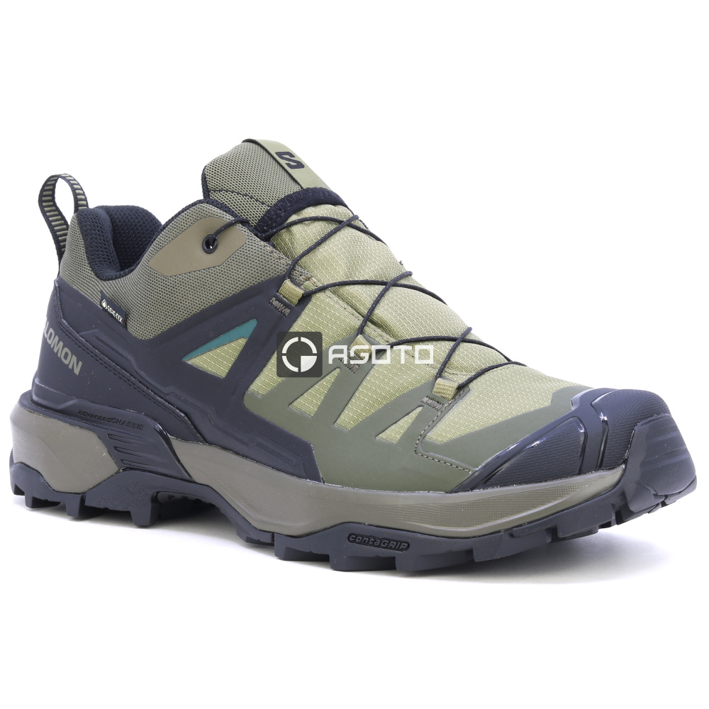 szczegóły SALOMON X ULTRA 360 GTX oliwkowe męskie buty outdoorowe z membraną Gore-Tex