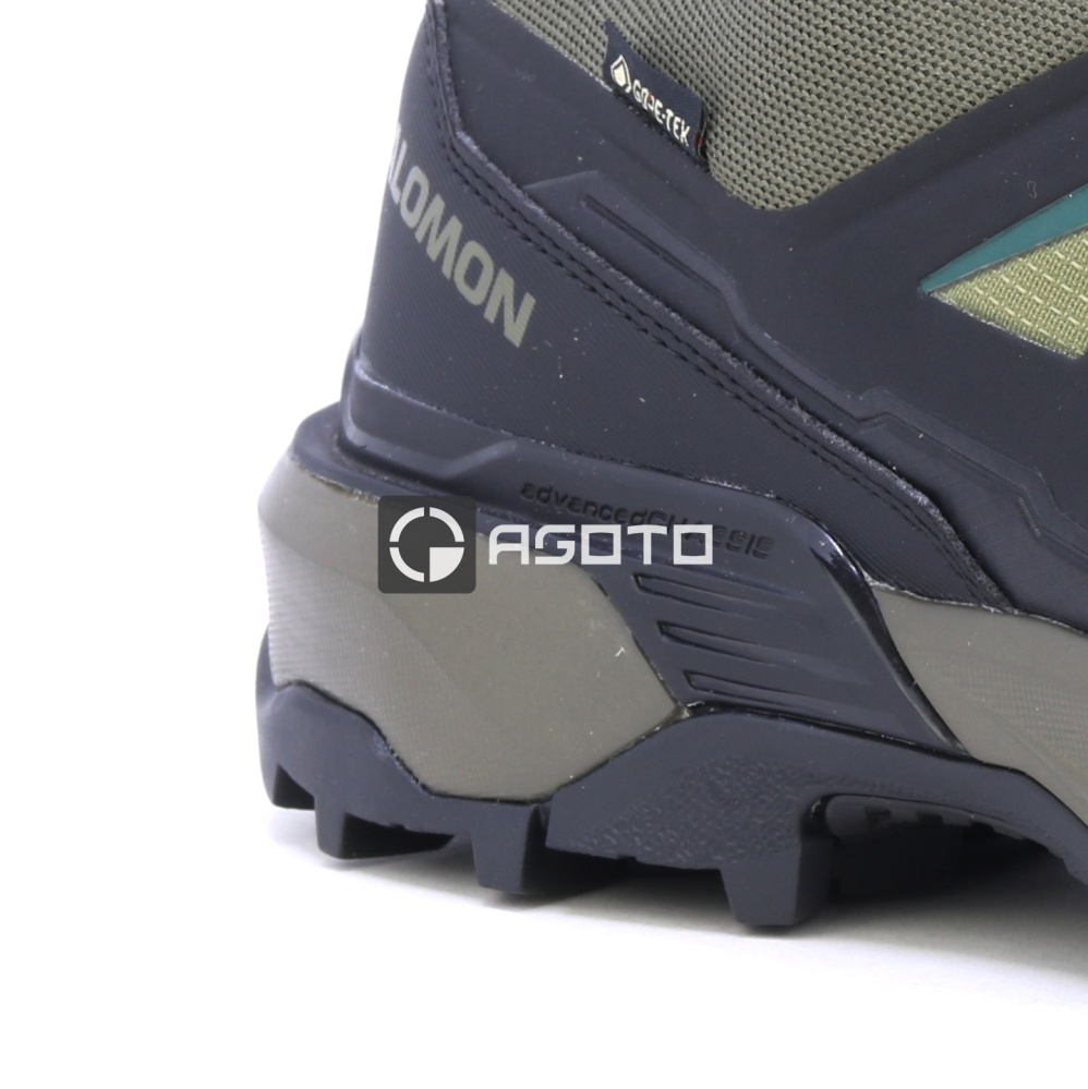 szczegóły SALOMON X ULTRA 360 GTX oliwkowe męskie buty outdoorowe z membraną Gore-Tex