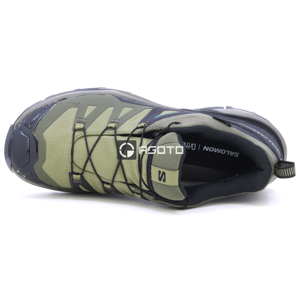 szczegóły SALOMON X ULTRA 360 GTX oliwkowe męskie buty outdoorowe z membraną Gore-Tex