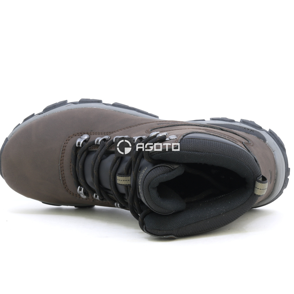 szczegóły REGATTA Holcombe Classic brązowe męskie buty outdoorowe za kostkę z membraną Iso