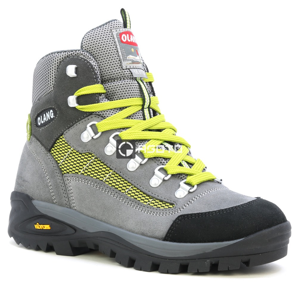 szczegóły OLANG Tarvisio 822 szare damskie wygodne skórzane buty outdoorowe z membraną