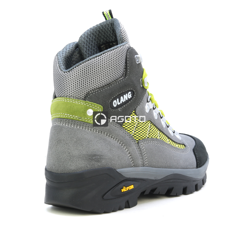 szczegóły OLANG Tarvisio 822 szare damskie wygodne skórzane buty outdoorowe z membraną