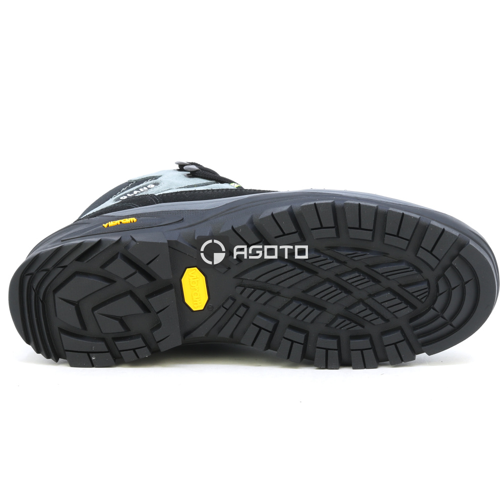 szczegóły OLANG Badia 906 szare męskie wygodne skórzane buty outdoorowe z membraną