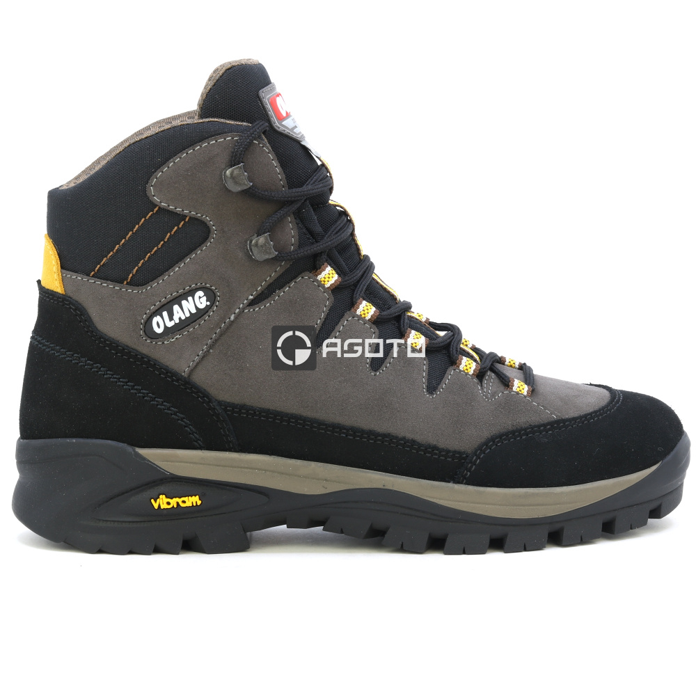 szczegóły OLANG Badia 896 brązowe męskie wygodne skórzane buty outdoorowe z membraną