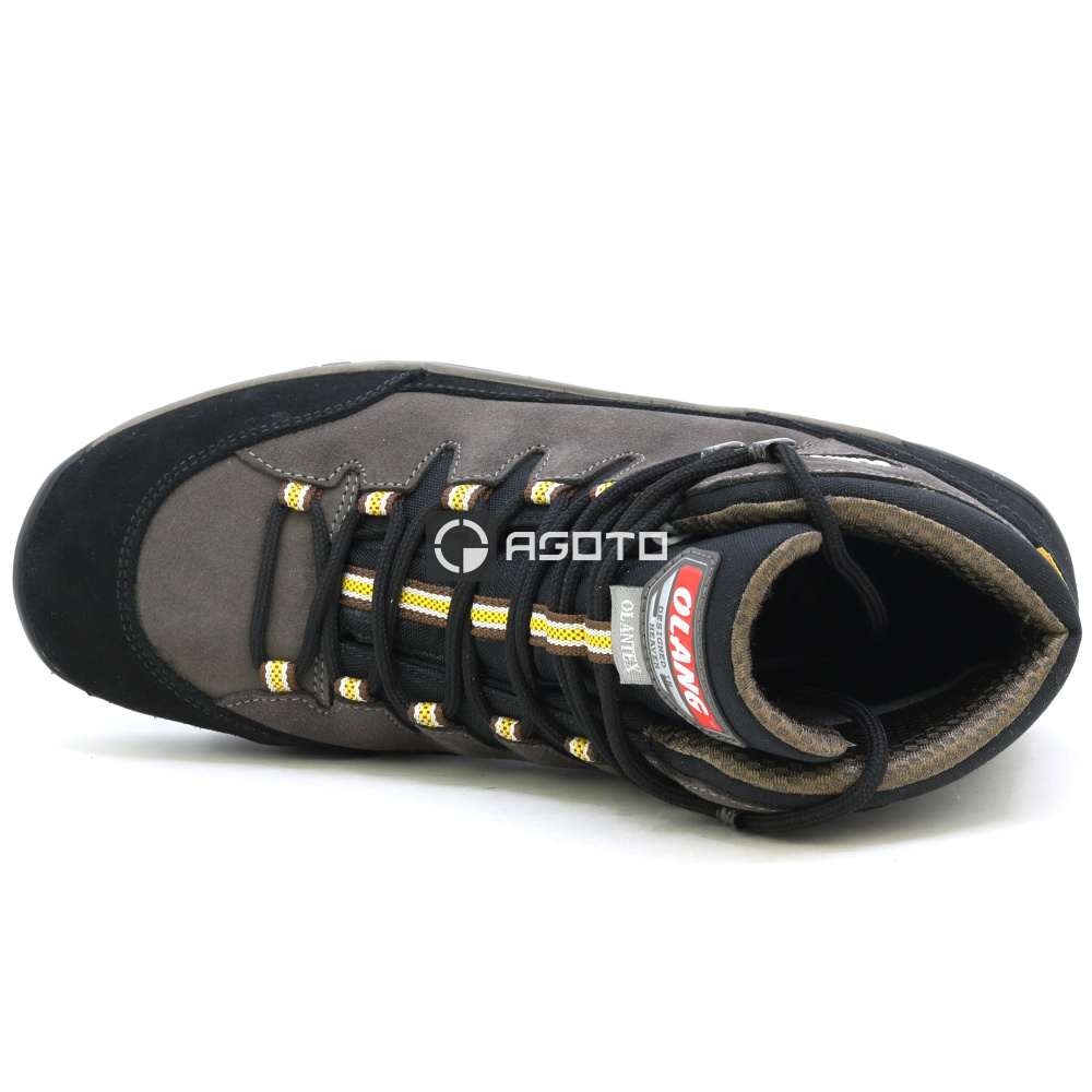 szczegóły OLANG Badia 896 brązowe męskie wygodne skórzane buty outdoorowe z membraną