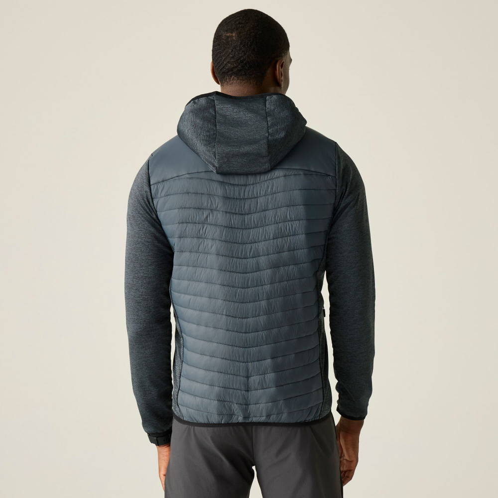 szczegóły REGATTA Andreson Hybrid niebieska męska całoroczna kurtka outdoorowa