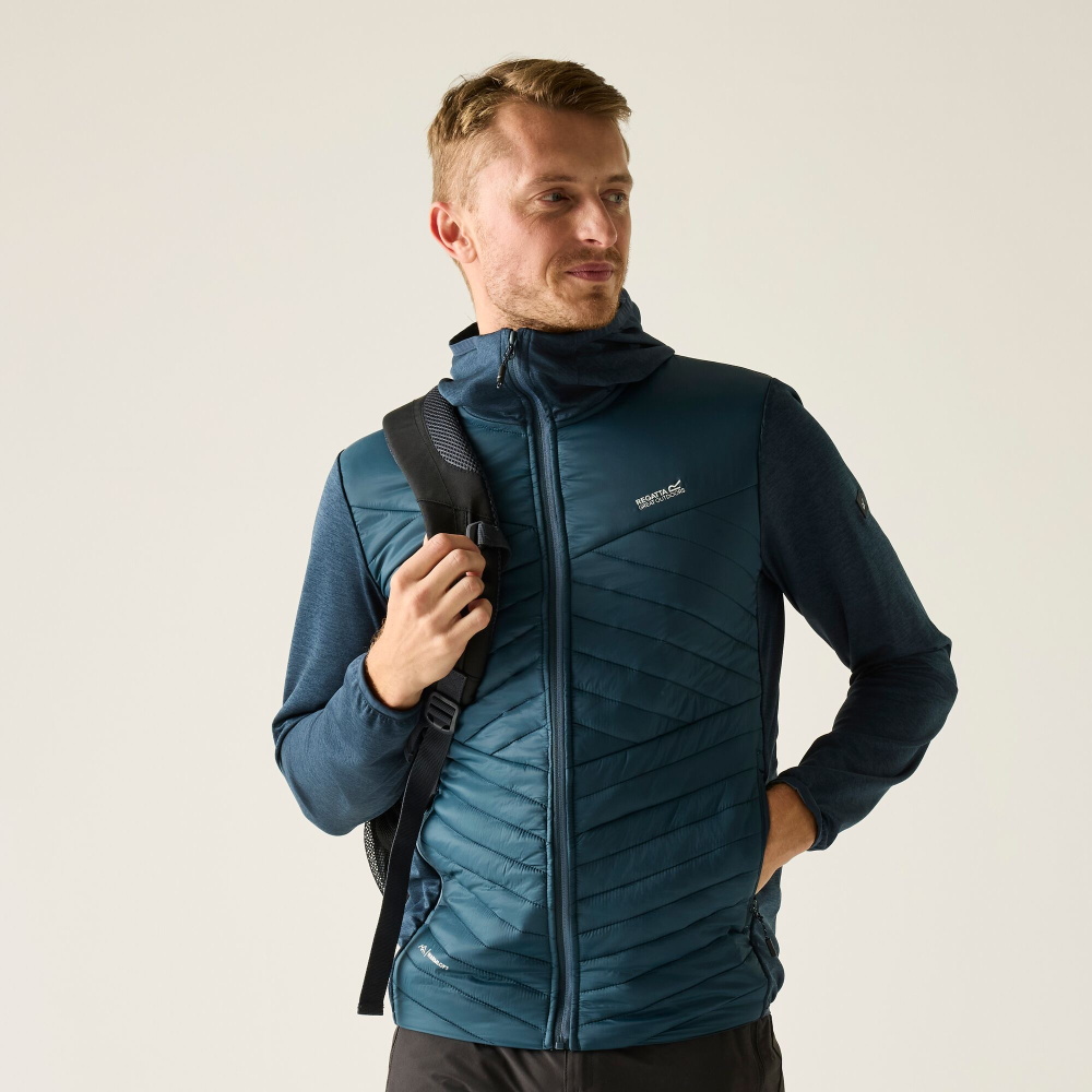 szczegóły REGATTA Andreson Hybrid niebieska męska kurtka outdoorowa