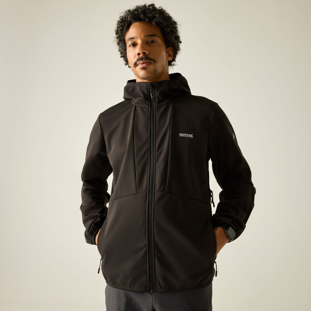 szczegóły REGATTA Highton F/Z Midlayer niebieska męska bluza outdoorowa całoroczna