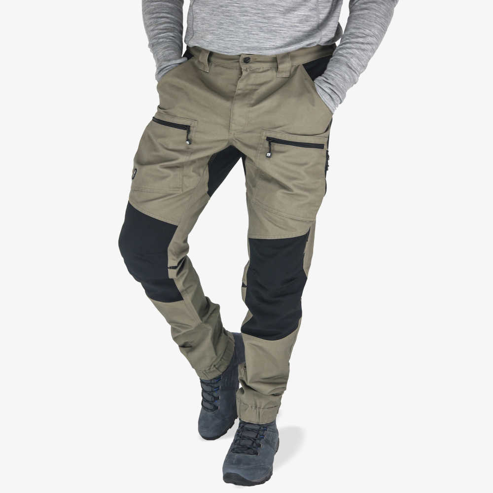 szczegóły Spodnie outdoorowe męskie Asoto Northsky Brown WR water-resistant