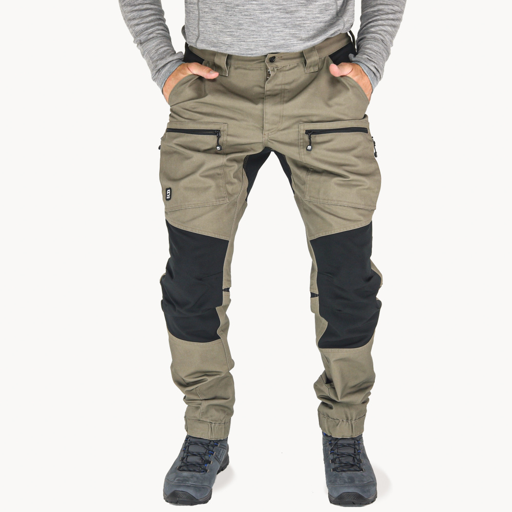 szczegóły Spodnie outdoorowe męskie Asoto Northsky Brown WR water-resistant