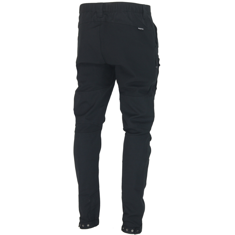szczegóły Spodnie outdoorowe męskie Asoto Northsky Black WR water-resistant
