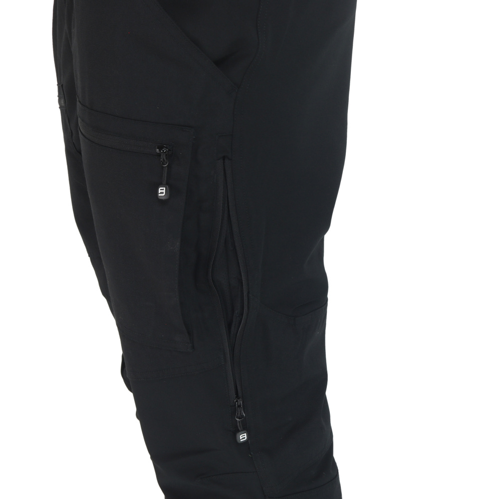 szczegóły Spodnie outdoorowe męskie Asoto Northsky Black WR water-resistant