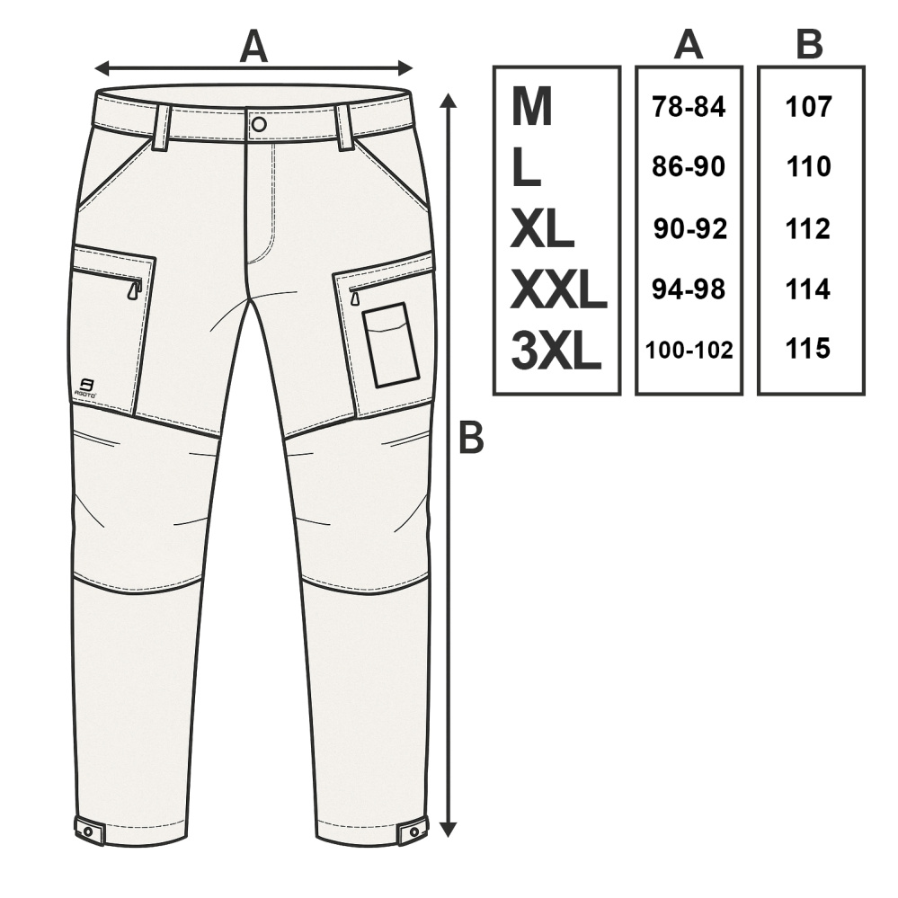 szczegóły Asoto Fjallvik męskie outdoor spodnie wygodne brązowe DWR wodoodporne Stretch