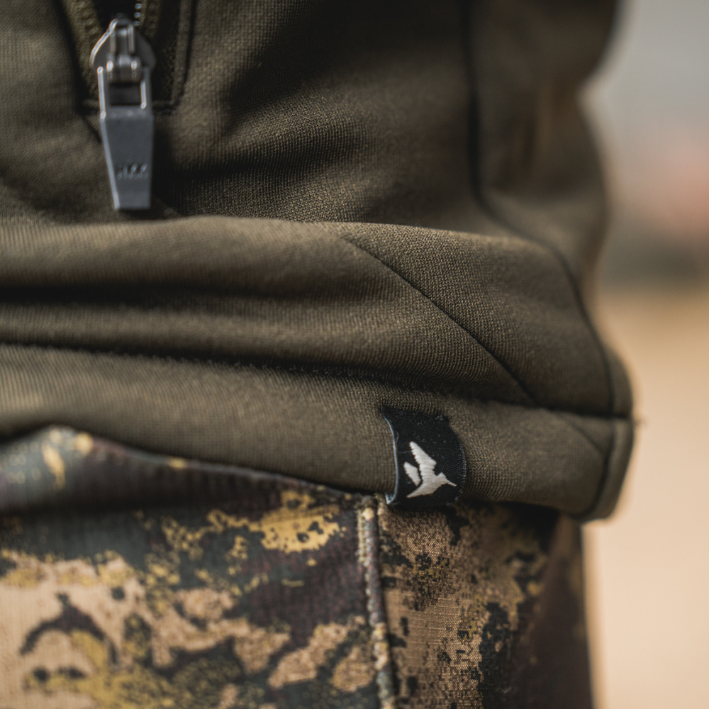 szczegóły SEELAND Denmark Tidal oliwkowa męska kurtka outdoorowa, wygodna, 4-kierunkowy st