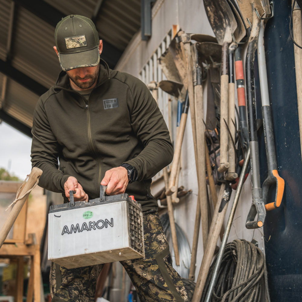 szczegóły SEELAND Denmark Tidal oliwkowa męska kurtka outdoorowa, wygodna, 4-kierunkowy st