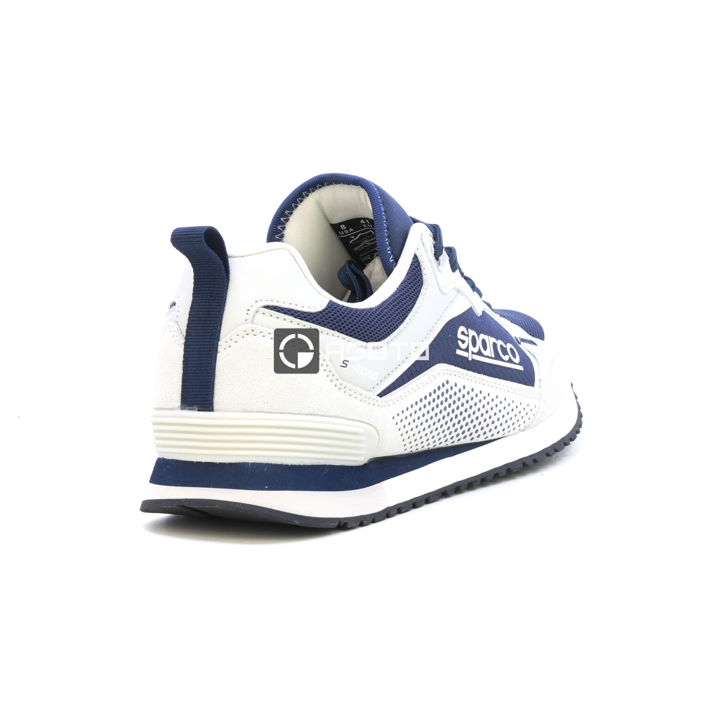 szczegóły SPARCO S-Road BM szare męskie wygodne sneakersy do miasta, nowoczesny wygląd