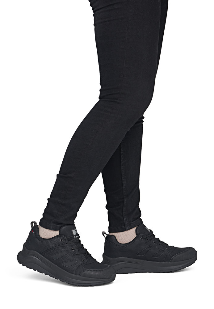 szczegóły RIEKER Z0900-00 czarne damskie sportowe sneakersy z membraną Rieker-TEX
