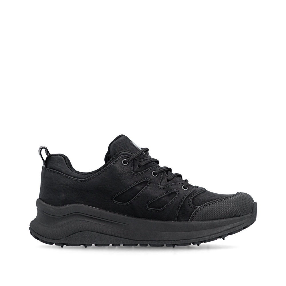 szczegóły RIEKER Z0900-00 czarne damskie sportowe sneakersy z membraną Rieker-TEX