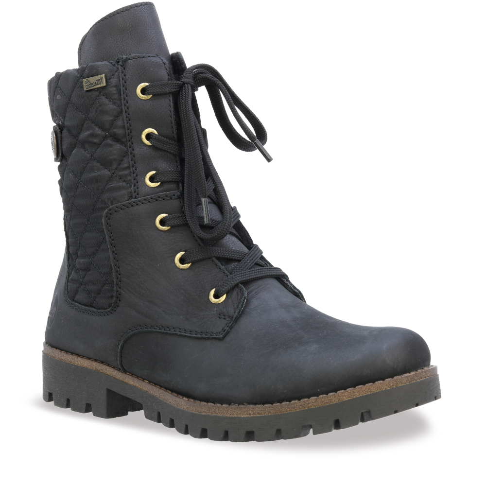 szczegóły Zimowe buty damskie RIEKER 78523-01 Rieker-Tex