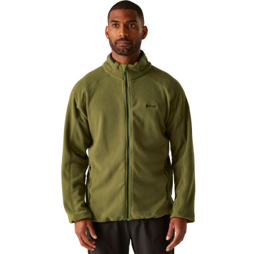 REGATTA Hadfield zielona męska bluza outdoorowa, wygodna bluza polarowa