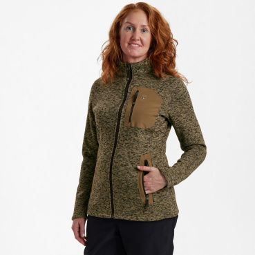 Deerhunter Lady Sarek brązowa dzianinowa kurtka damska