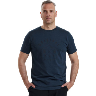 Deerhunter Denmark Nolan niebieska męska koszulka outdoorowa wygodna i przewiewn