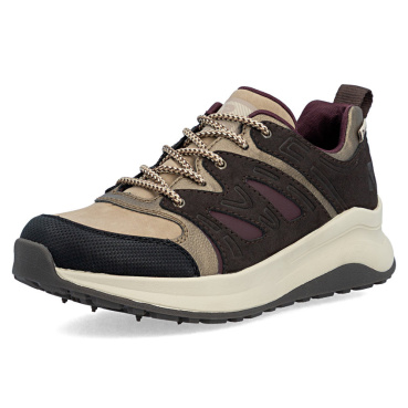 RIEKER Z0900-25 brązowe damskie sneakersy, wygodna podeszwa Antistress