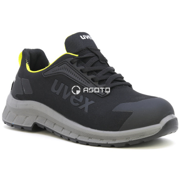 UVEX Trend 2 low S3S czarne męskie skórzane lekkie i wygodne buty robocze, szero