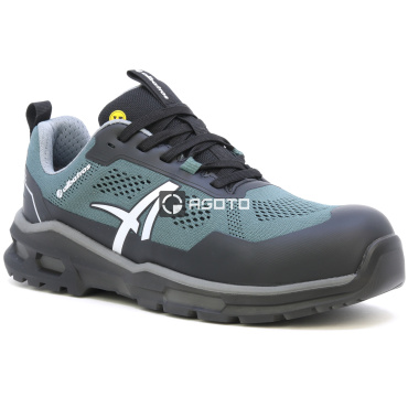 ALBATROS Eclipse S1 Grey Low szare męskie lekkie obuwie robocze, miękki komfort
