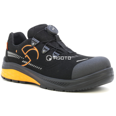 SIXTON Mabloo S3S czarne męskie obuwie robocze, szybkie wiązanie BOA®, Vibram®