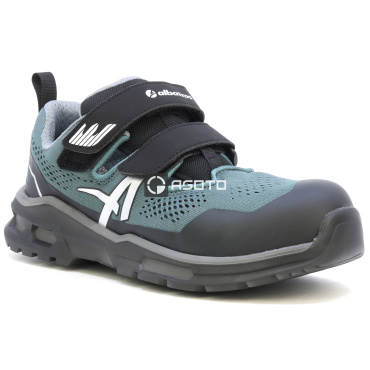 ALBATROS Eclipse Air Low S1 szare męskie lekkie sandały robocze, miękki komfort