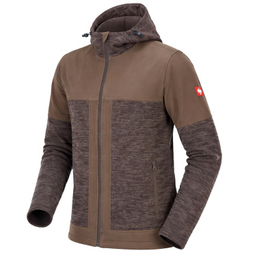 Engelbert Strauss E.S. Hybrid brązowa męska kurtka do całorocznego użytkowania