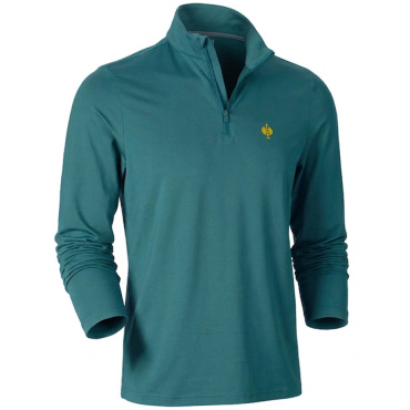 ENGELBERT STRAUSS 21745 zielona męska letnia koszulka funkcyjna z ochroną UV 50+