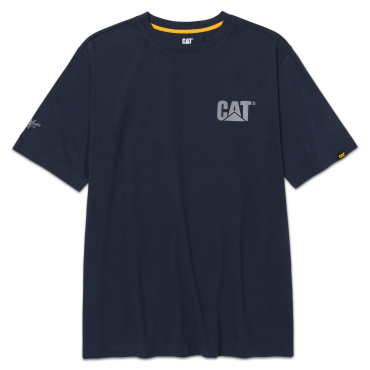 CATERPILLAR Graphic Tee szara męska koszulka, wygodna, nowoczesna, atrakcyjny na
