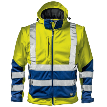 Kurtka ostrzegawcza softshell 2v1 SIR Starmax 34567G