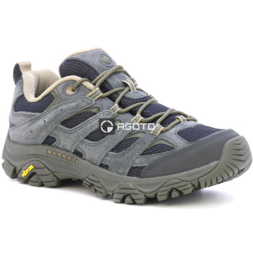 MERRELL MOAB 3 M black czarne męskie skórzane buty outdoorowe nie tylko na trekk