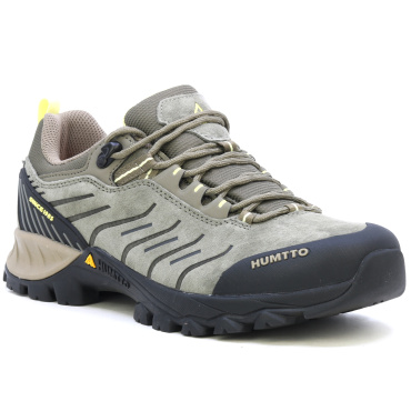 HUMTTO Benda beżowe męskie skórzane buty outdoorowe, lekkie i wytrzymałe w każdy