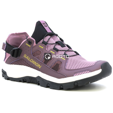 SALOMON Techamphibian 5 W fioletowe damskie letnie buty outdoorowe, lekkie i prz