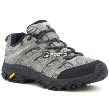 MERRELL MOAB 3 M Talus/Black szare męskie skórzane buty outdoorowe, wygodne