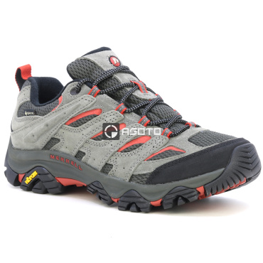 MERRELL Moab 3 GTX M szare męskie skórzane buty outdoorowe, membrana Gore-Tex®