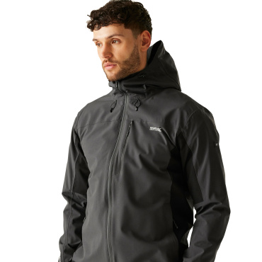 REGATTA Birchdale II szara męska kurtka outdoorowa z membraną Isotex, wodoodporn