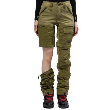 Damskie spodnie turystyczne Beyond Nordic Sweden Zip-Off Teflon EcoElite®