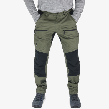 Spodnie outdoorowe męskie Asoto Northsky Green WR water-resistant