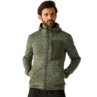 REGATTA Alven zielona męska lekka bluza outdoorowa funkcyjna na trekking, rower