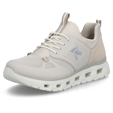 RIEKER M6078-60 beżowe damskie sportowe sneakersy, wygodne przy chodzeniu, przew