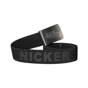 SNICKERS czarny profesjonalny pasek z metalową klamrą