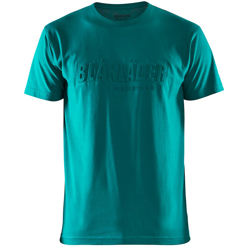 szczegóły T-shirt męski BLAKLADER 3D Logo 100% cotton