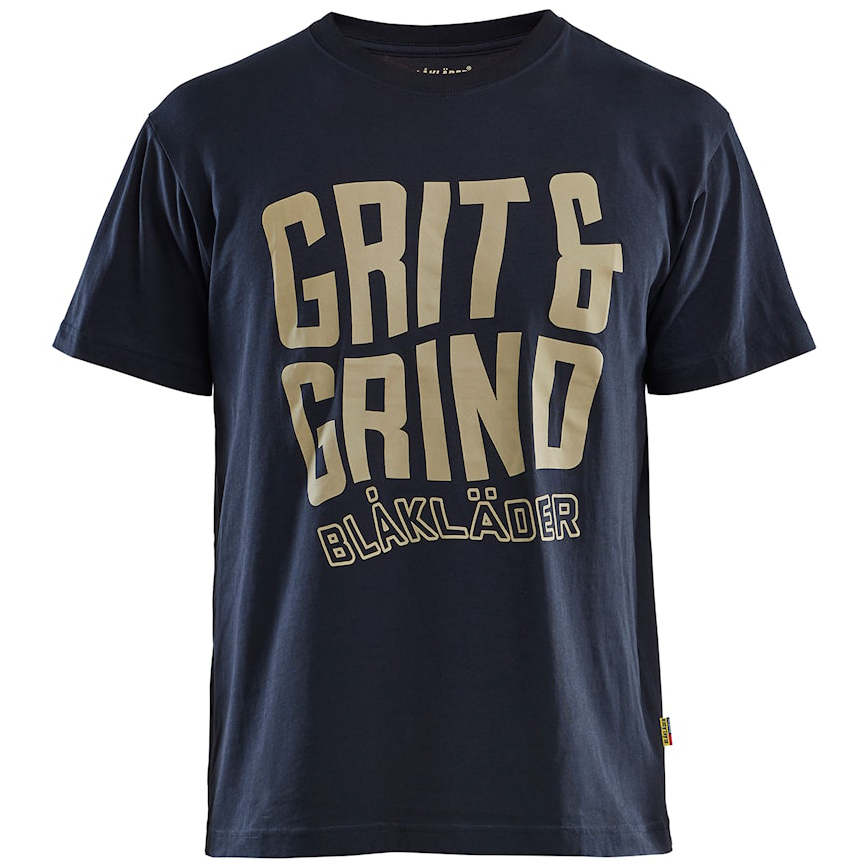 szczegóły T-shirt męski BLAKLADER Sweden Grit 100% Cotton