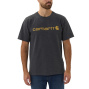 podgląd CARHARTT Core szary męski t shirt bawełniany, luźny nowoczesny krój, kultowa mar