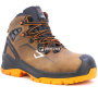 podgląd BICAP Seal Mid S3 brązowe męskie buty robocze + system wentylacji i stabilizacji